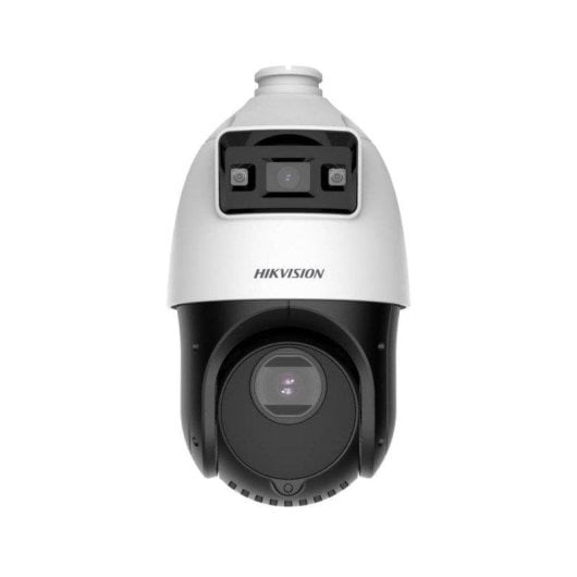 Cámara IP Hikvision PTZ Dome Doble Lente 4MP PoE Zoom 25X ColorVu DarkFighter Exterior IP66