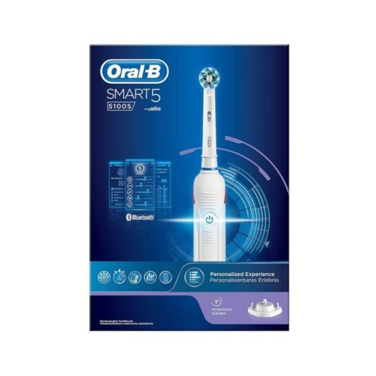 Cepillo eléctrico Oral-B SmartSeries 5100S White 10500 rpm 3 cabezales Bluetooth