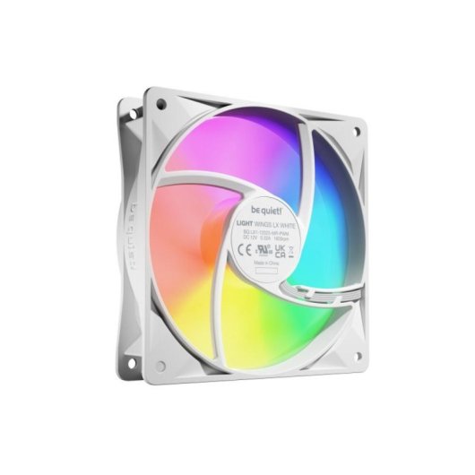 Ventilador be quiet! Light Wings LX 120mm PWM Blanco Pack 3x1600RPM RGB