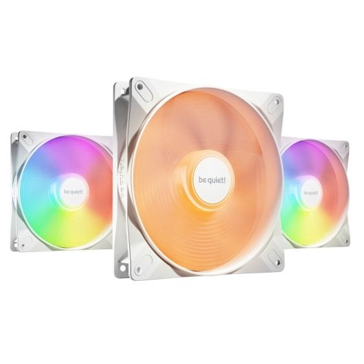 Ventilador suplementario be quiet! Light Wings LX 140mm 1800RPM Pack Triple ARGB PWM Blanco
