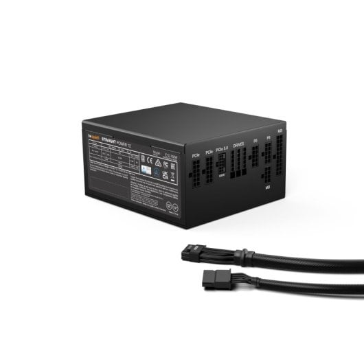 Fuente de Alimentación be quiet! 750W 80 PLUS Platinum Straight Power 12 Modular silenciosa PCIe 5.0
