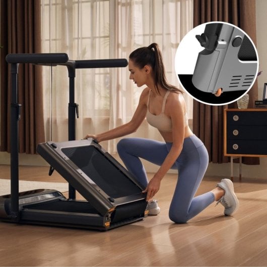 Kingsmith Walking Pad R3 Hybrid Plus Cinta De Correr Plegable, Ultra Fina, 12km/h, 120kg, Pantalla Led, Footsense, App