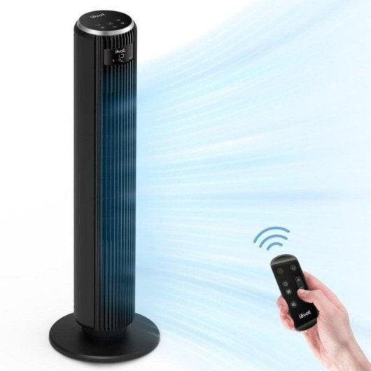 Ventilador Levoit TempSense 36 DC 12 velocidades motor DC 20dBA control remoto