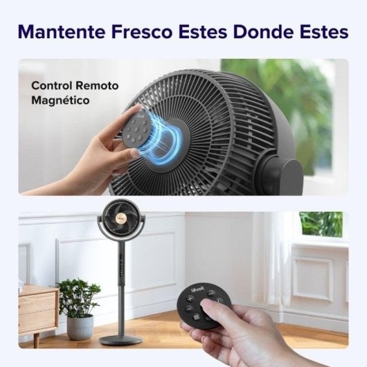 Levoit LEVP0029EUN Ventilador Pedestal/Sobremesa Air Circulator 30W Preto