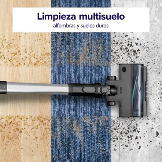 Levoit  LVAC-200 Aspiradora sin cable 180W 50min Animal Care LED filtro lavable antracita-oro