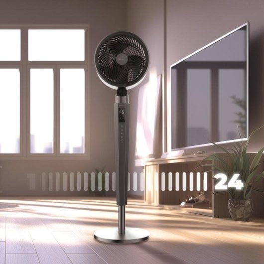 Circulateur d'air Cecotec EnergySilence 2400 Cyclone Noir 40W 24 vitesses LED DC
