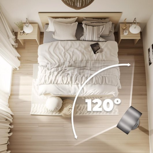 Circulador de aire Cecotec EnergySilence 2400 Cyclone Noir 40W DC 24 velocidades LED Mando