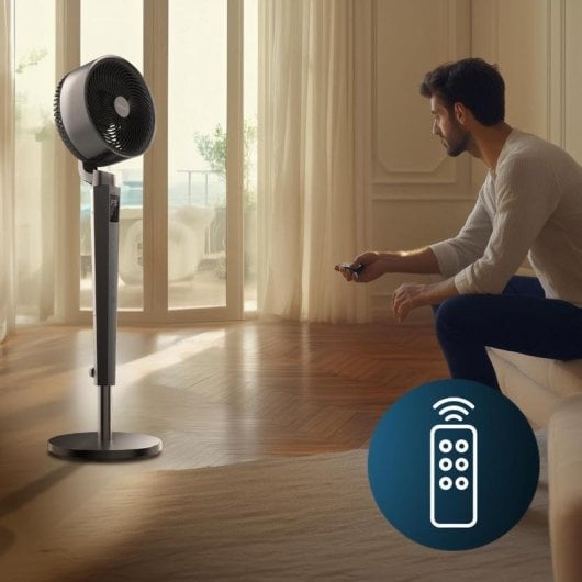 Circulateur d'air Cecotec EnergySilence 2400 Cyclone Noir 40W 24 vitesses LED DC