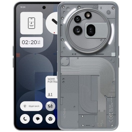 Nothing Phone 3a Pro 5G 12GB 256GB 6.77" Grigio + Ear (a) Gialli