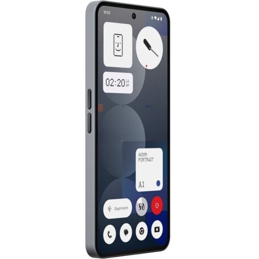 Nothing Pack Phone (3a) Pro Smartphone 12/256GB Gris + Auriculares Bluetooth Ear (a) Amarillos