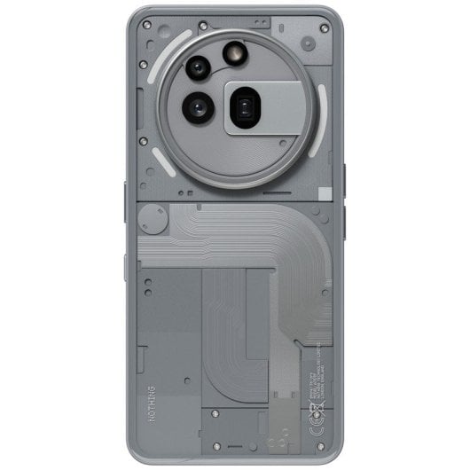Nothing Pack Phone (3a) Pro Smartphone 12/256GB Gris + Auriculares Bluetooth Ear (a) Amarillos