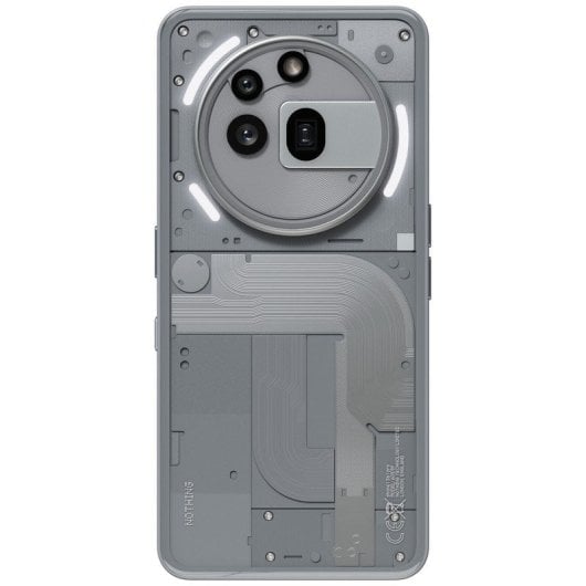 Nothing Pack Phone (3a) Pro Smartphone 12/256GB Gris + Auriculares Bluetooth Ear (a) Amarillos
