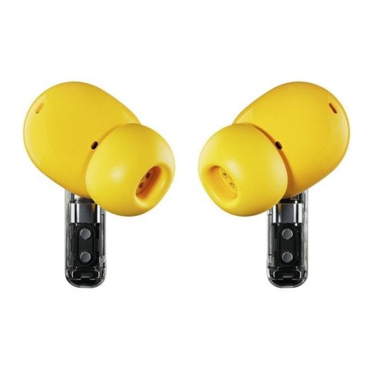 Nothing Pack Phone (3a) Pro Smartphone 12/256GB Negro + Auriculares Bluetooth Ear (a) Amarillos