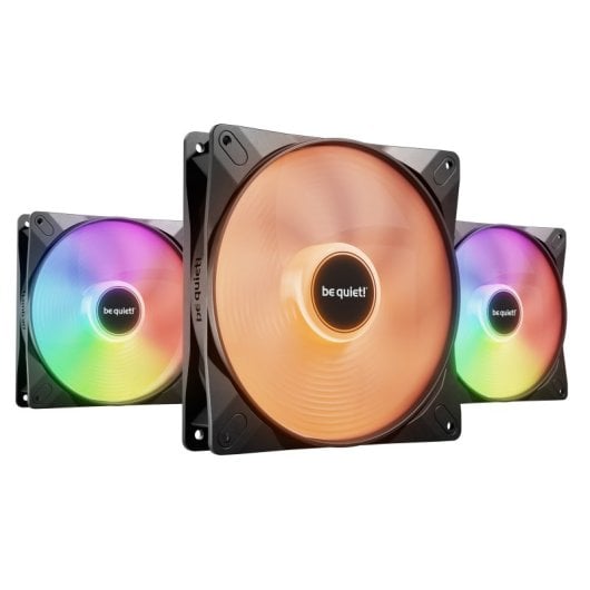 be quiet! 140mm Light Wings LX ARGB PWM Luftkühlung - 3er-Pack Silent-Lüfter