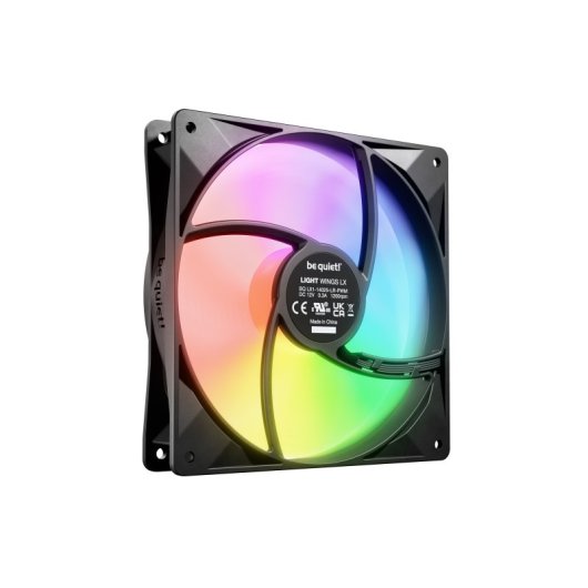 be quiet! 140mm Light Wings LX ARGB PWM Luftkühlung - 3er-Pack Silent-Lüfter