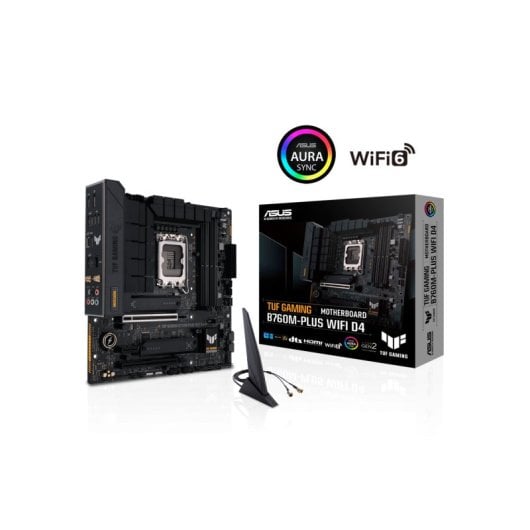 Carte mère ASUS Intel B760 LGA1700 MicroATX TUF GAMING B760M-BTF WIFI D4 Wi-Fi 6 2.5G 3xM.2