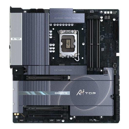 Placa Base Gigabyte Z890 AI TOP Intel Z890 LGA 1851 ATX Wi-Fi 7 LAN 10 GbE Thunderbolt 5