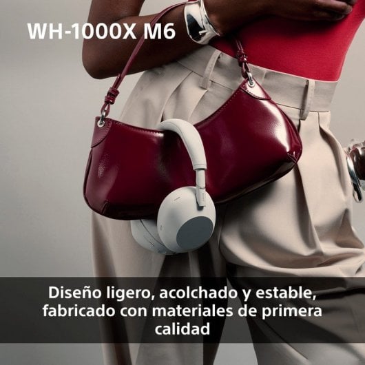Casque Bluetooth Sony WH-1000XM6 à réduction de bruit et audio haute résolution, noir