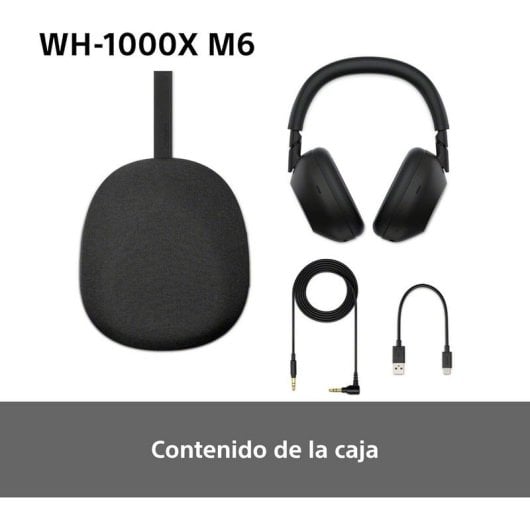 Sony WH-1000XM6 Auscultadores Sem Fios Bluetooth Noise Cancelling Hi-Res Audio Prateados
