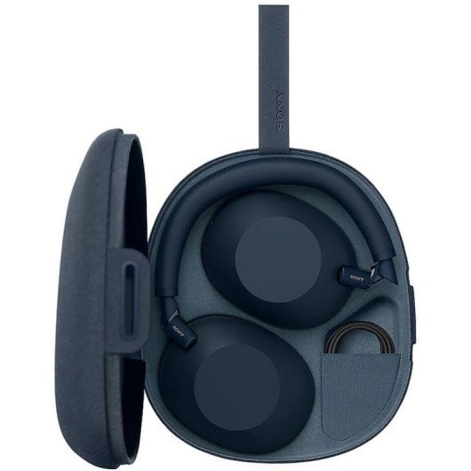 Casque Bluetooth Sony WH-1000XM6 à réduction de bruit, audio haute résolution, bleu nuit