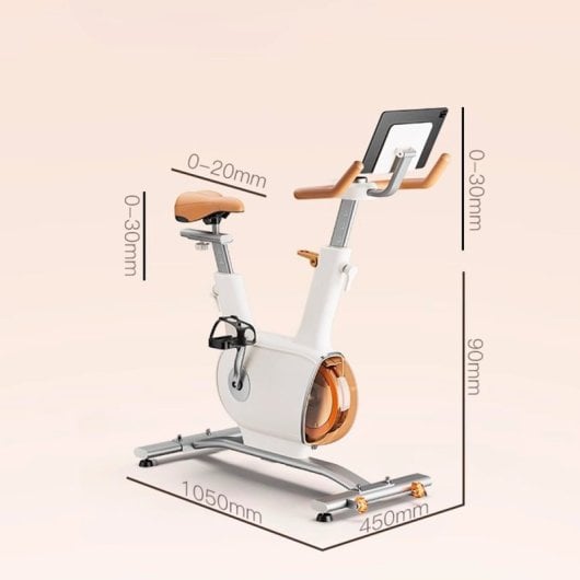 Bicicleta Estática Clover Fitness Sophy Design Ergonómico Sensações Realistas Ciclismo Indoor