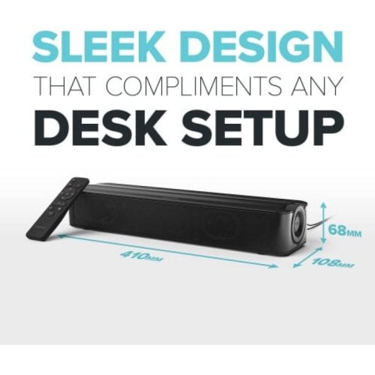 Creative Labs Bluetooth Soundbar 48 W 2.0 Kanäle Kein Subwoofer Fernbedienung