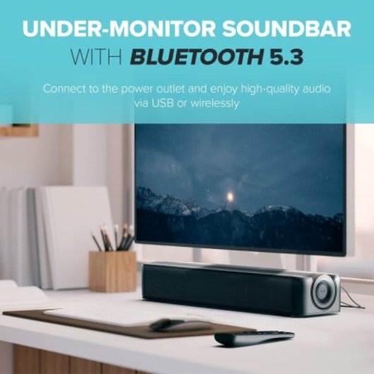 Creative Labs Bluetooth Soundbar 48 W 2.0 Kanäle Kein Subwoofer Fernbedienung
