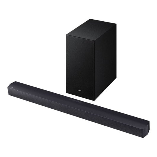 Barra de sonido Samsung HW-B450F/ZF Bluetooth HDMI ARC 65W Subwoofer inalámbrico Dolby Audio