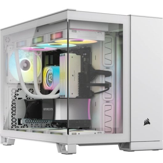 Torre Corsair 2500X Blanco ATX Vidrio Templado 2x USB 3.2 Gen1 1x USB 3.2 Gen2