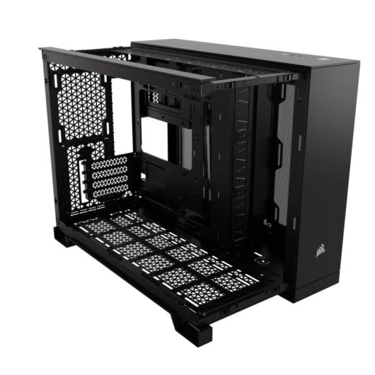 Corsair Midi-Tower ATX PC-Tower, schwarz, gehärtetes Glas, Seitenfenster, USB-C