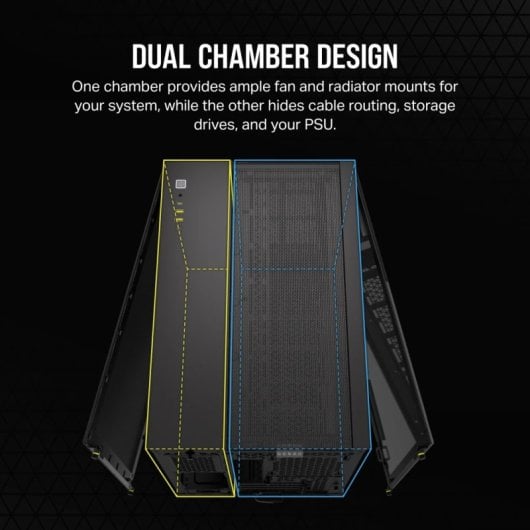 Corsair Midi-Tower ATX PC-Tower, schwarz, gehärtetes Glas, Seitenfenster, USB-C