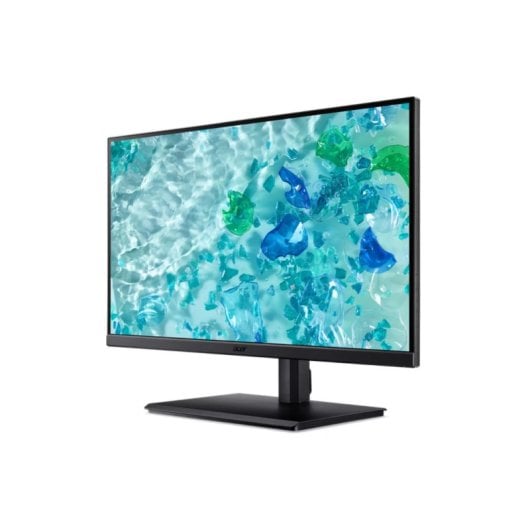 Monitor Acer LED ErgoStand de 23,8" 1080p 60Hz com altifalantes, câmara USB, suporte VESA, preto