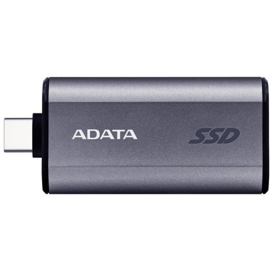 Disco rigido SSD esterno ADATA SC750 da 500 GB USB Type-C 10 Gbps 1050 MB/s Grigio