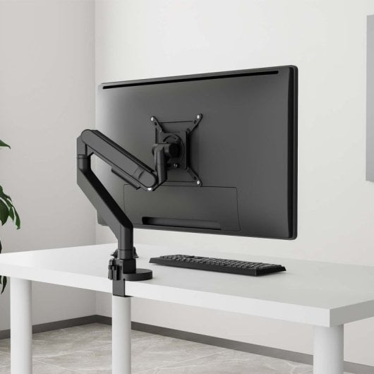 Suporte de mesa Aisens DT57TSR-307 com mola a gás, giratório/inclinável até 57 polegadas e 27 kg