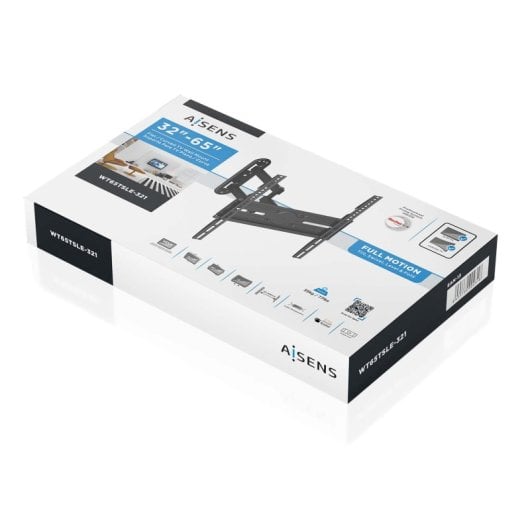 Soporte monitor/TV Aisens WT65TSLE-321 giratorio 35kg VESA 400x400mm 32-65? acero