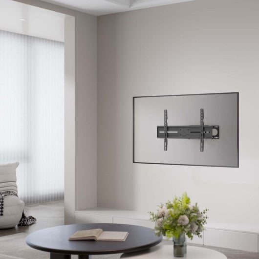 Support mural pivotant et inclinable en acier robuste AISENS WT70TSR-196, 37-80″/40 kg/noir