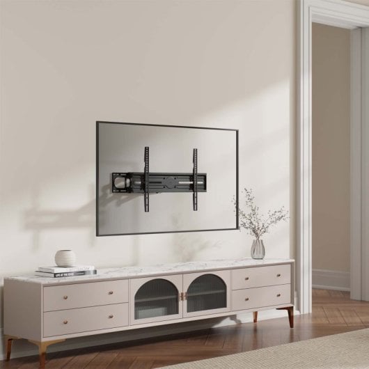 Support mural pivotant et inclinable en acier robuste AISENS WT70TSR-196, 37-80″/40 kg/noir