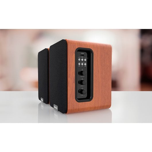 Enceintes Bluetooth 5.0 2 voies Aiwa 25 W avec télécommande et MDF