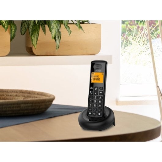 Schnurloses Telefon Alcatel E160 Duo, Display mit Hintergrundbeleuchtung, Anrufsperre, Freisprecheinrichtung