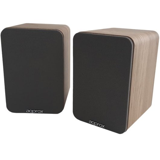 Altavoces Approx Autoamplificados Bluetooth 60W RMS madera con control remoto
