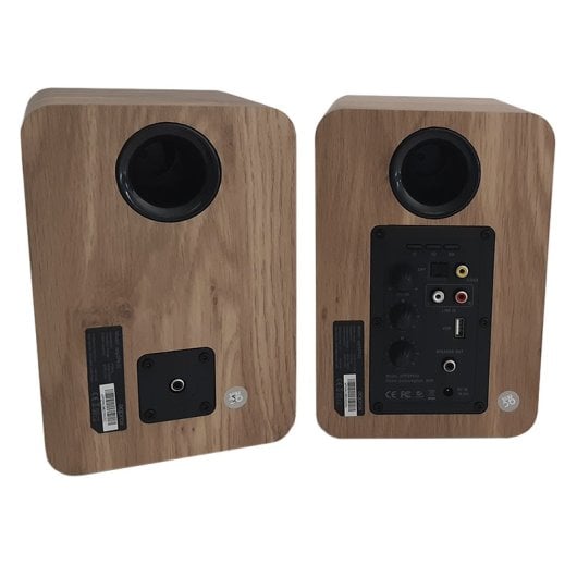 Altavoces Approx Autoamplificados Bluetooth 60W RMS madera con control remoto