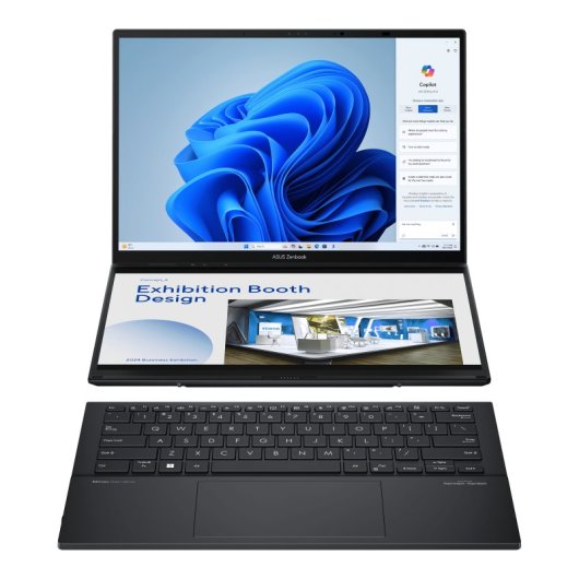 Asus Zenbook DUO UX8406MA-PZ271W 14″ Intel Core Ultra 9 185H 32 Go 2 To OLED Double écran Stylet