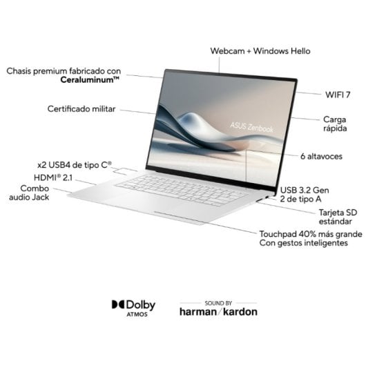 Asus Zenbook S 16 UM5606WA-RK370W OLED 16" AMD Ryzen AI 9 370 32 GB 2 TB SSD Copilot+ Windows 11