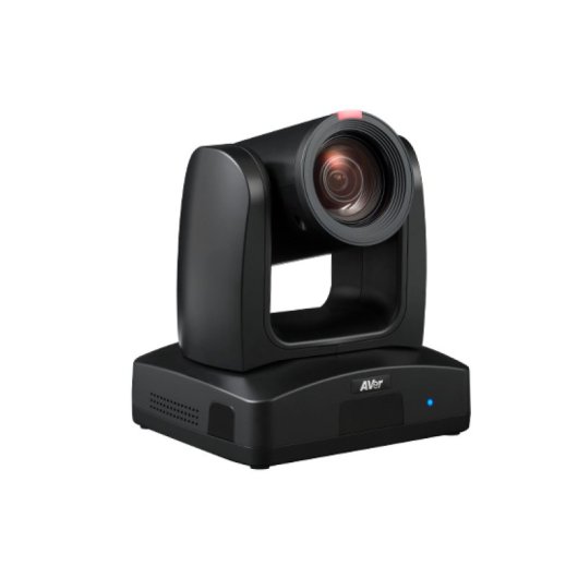 Telecamera AVer TR335N 8MP con zoom ottico 30X, 4K UHD, AI, monitoraggio automatico, NDI PoE PTZ, nera