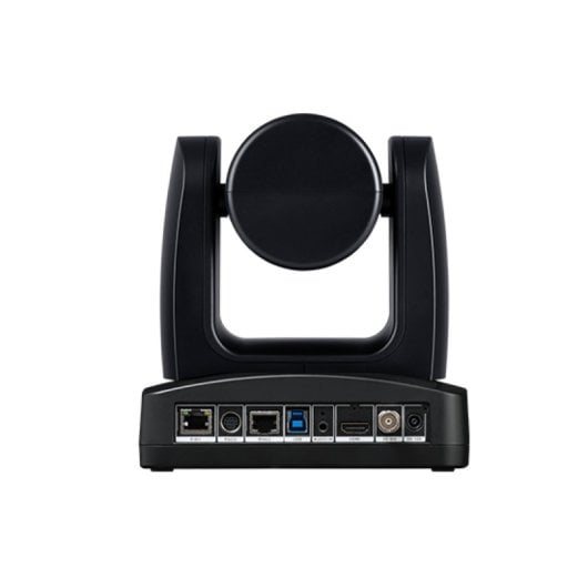 Telecamera AVer TR335N 8MP con zoom ottico 30X, 4K UHD, AI, monitoraggio automatico, NDI PoE PTZ, nera