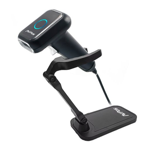 AVPos 260-2D USB CMOS Codeleser 1D/2D Lesedisplayständer Schwarz