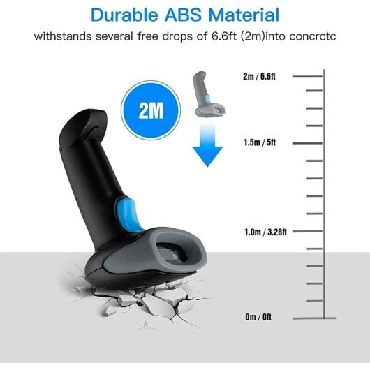 Lector de códigos de barras AVPos 930 2D CMOS USB/RS-232 Protección contra caídas