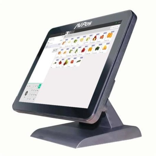 AVPos K2000 Slim Point of Sale Terminal 15″ I3 8GB 128GB SSD Lüfterlos Touch Windows