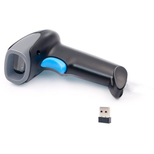 Lector de códigos de barras AVPos WI93 inalámbrico/alámbrico CMOS 1D 2D 60m 15h batería