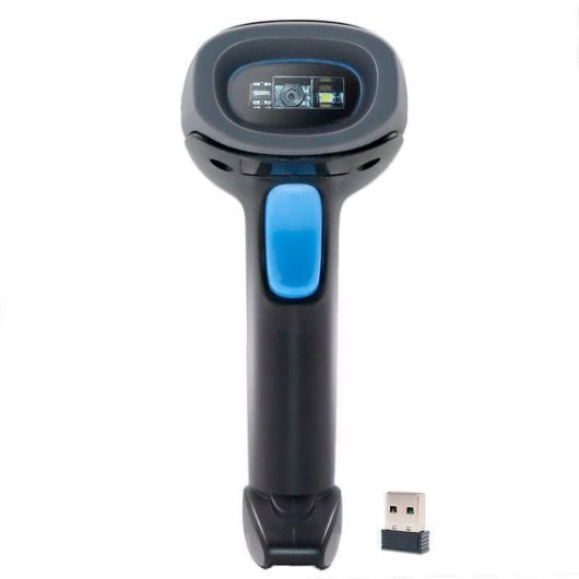 Lector de códigos de barras AVPos WI93 inalámbrico/alámbrico CMOS 1D 2D 60m 15h batería